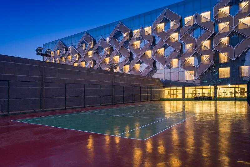 Crowne Plaza Riyadh - Rdc Hotel & Convention By Ihg מראה חיצוני תמונה The sports hall